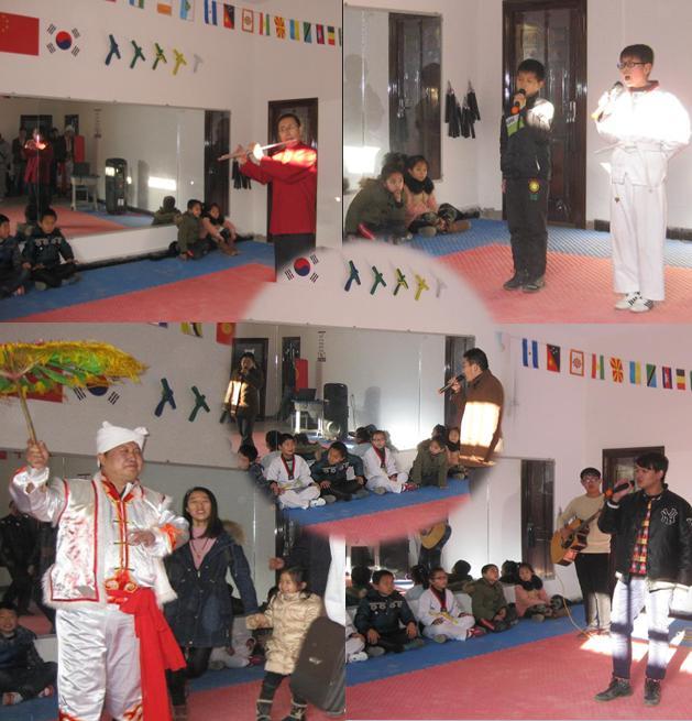 各位老师表演节目